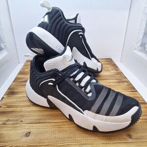 Adidas Trae Young Unlimited HQ1020 Black White Men Size 9 Basketball Shoes